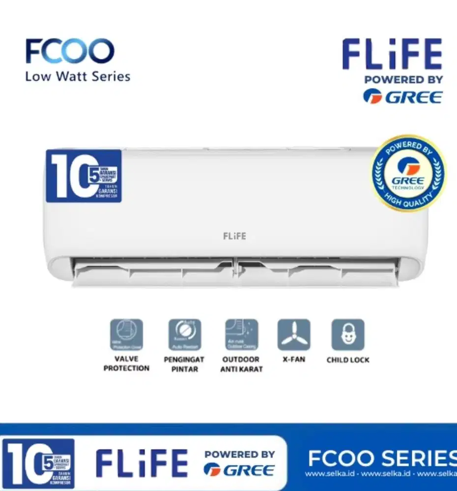 Ac FILFE 0,5 pk By.Gree 100% original 10 thn