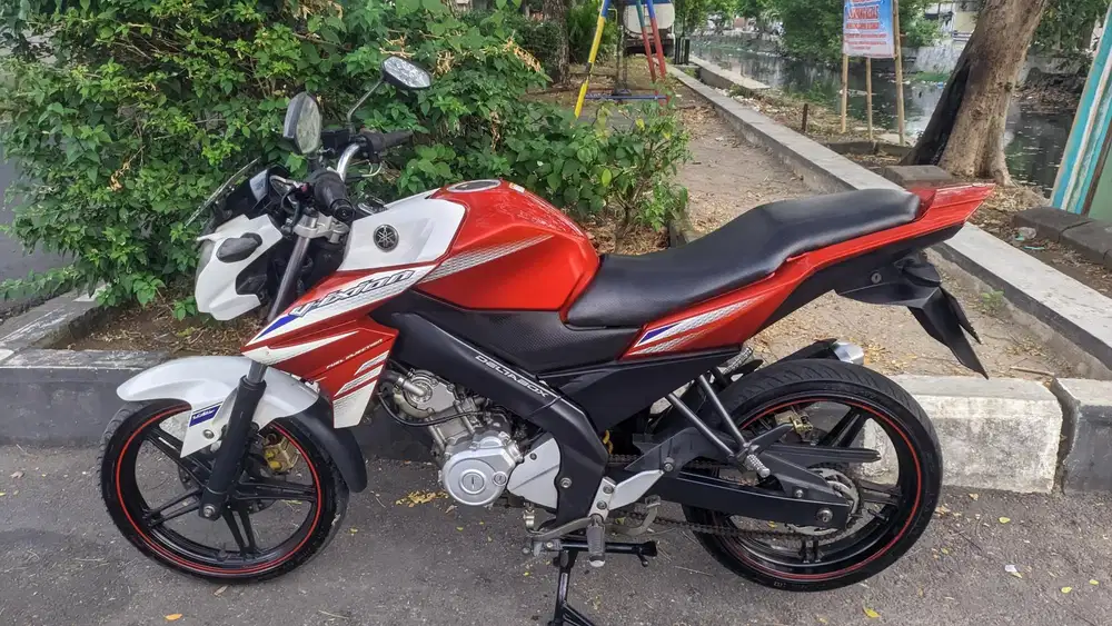 Vixion New 2014 Merah Putih Mesin Nyuss