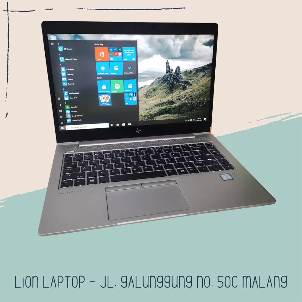 Core i5 Gen 8 RAM 8GB SSD 256GB HP Elitebook 840 G5 [28|08]