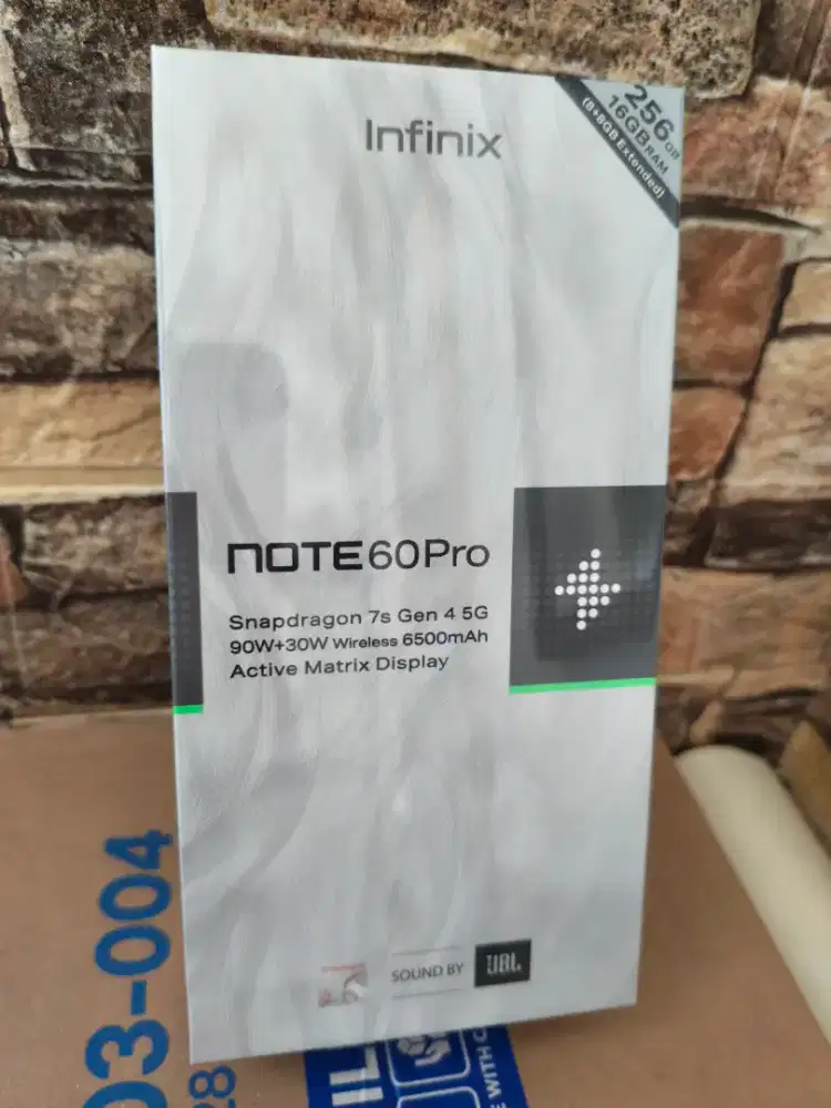 INFINIX NOTE 60 PRO BLUE RAM 8/256 ROM GB BARU GARANSI RESMI 1 TAHUN