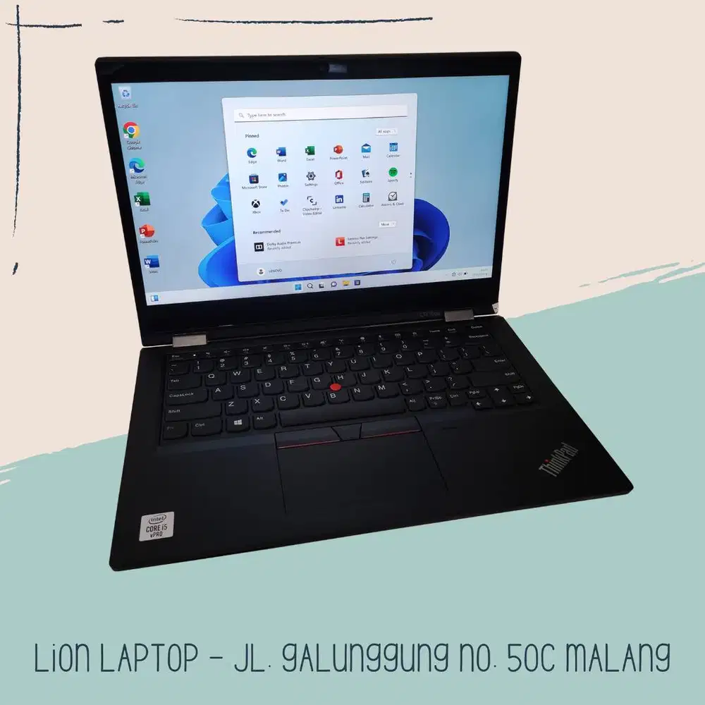 RAM 16GB Core i5 Gen10 Flip 360° SSD 256GB Lenovo Thinkpad YOGA L13 [2