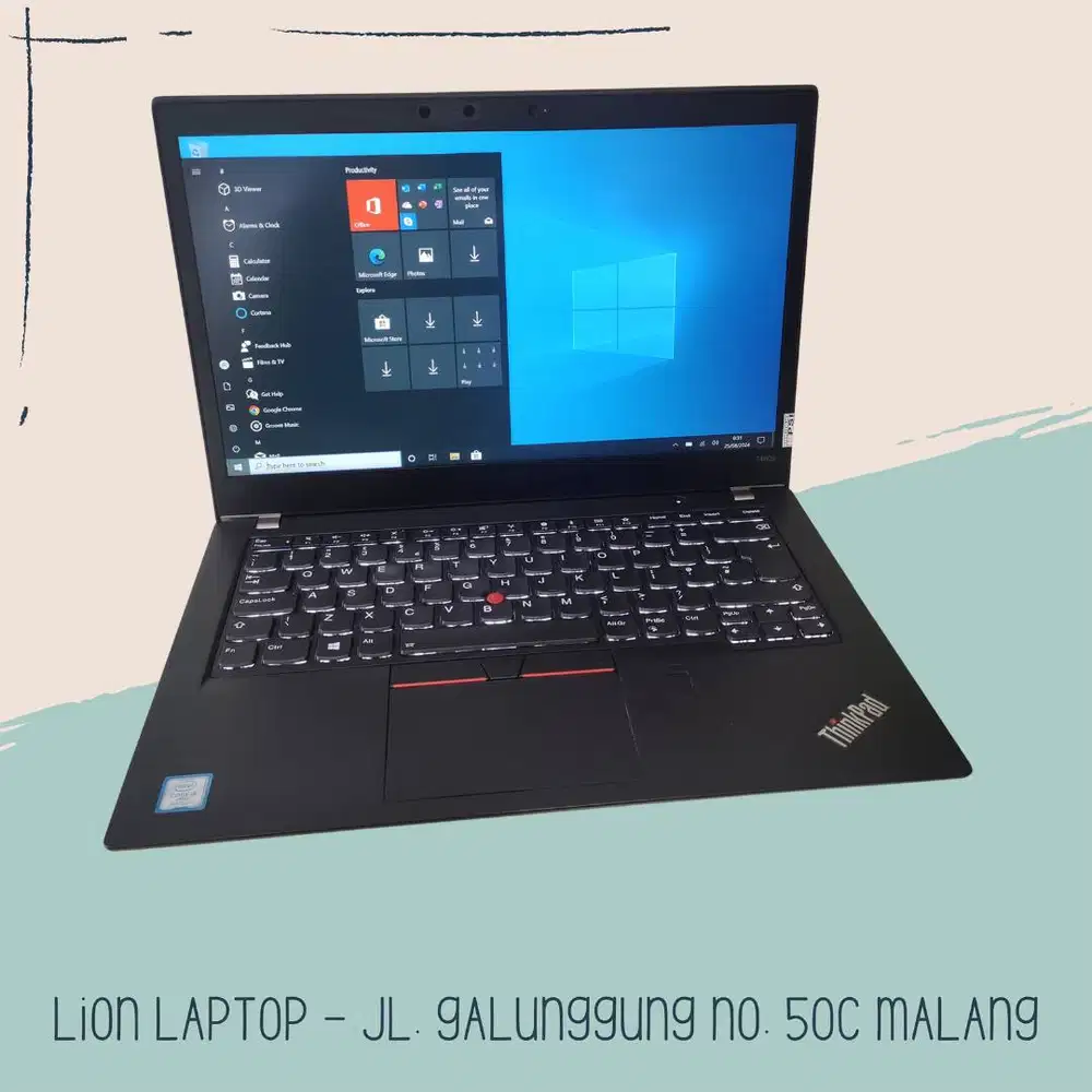 RAM 8GB Core i5 gen 8 Lenovo Thinkpad T480s SLIM [28|08]