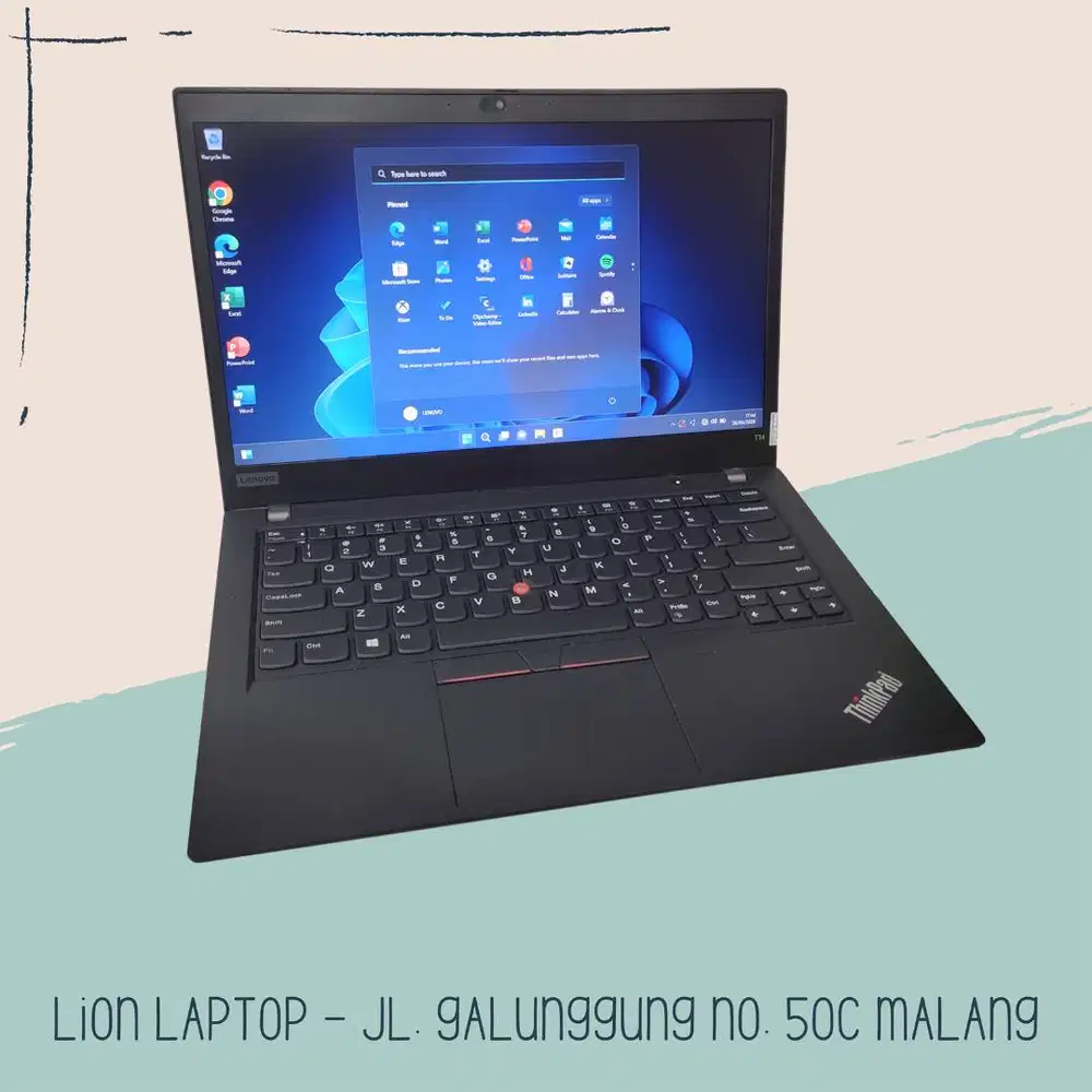 RAM 16GB Core i5 Gen 10 SSD 256GB Lenovo Thinkpad T14 gen 1 [28|08]