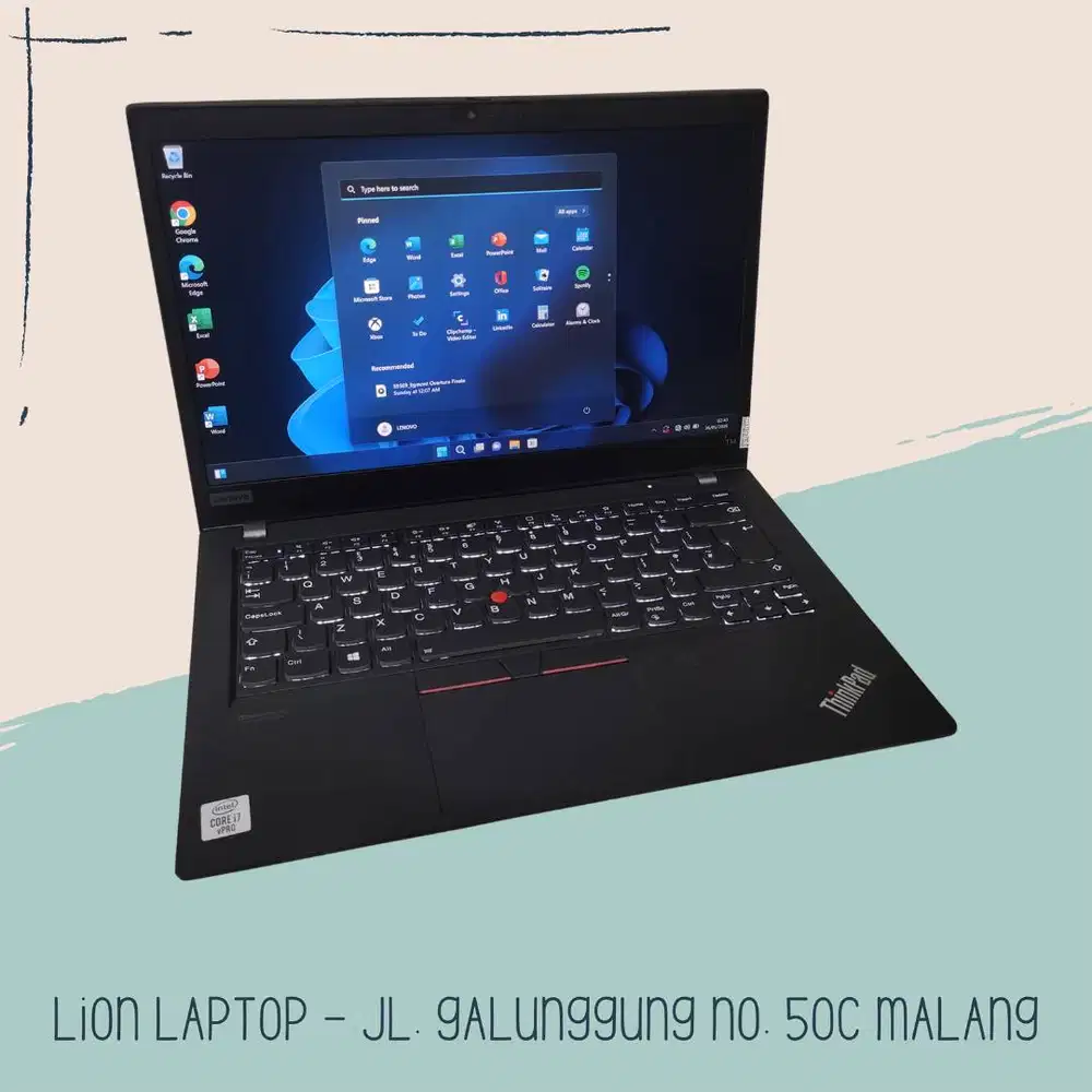RAM 16GB i7 Gen 10 SSD 256GB Lenovo Thinkpad T14 gen 1 [28|08]