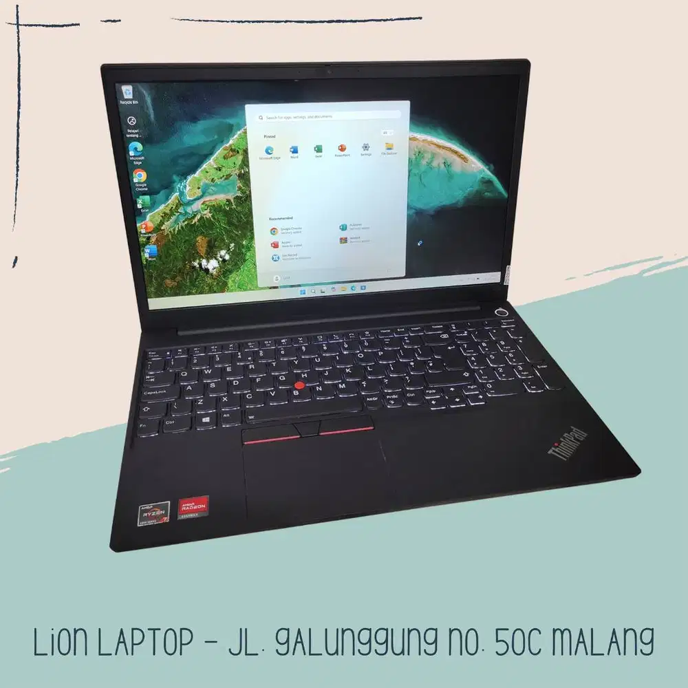 Gaming/Editing AMD Ryzen 5 RAM 8GB Lenovo Thinkpad E15 [28|08]