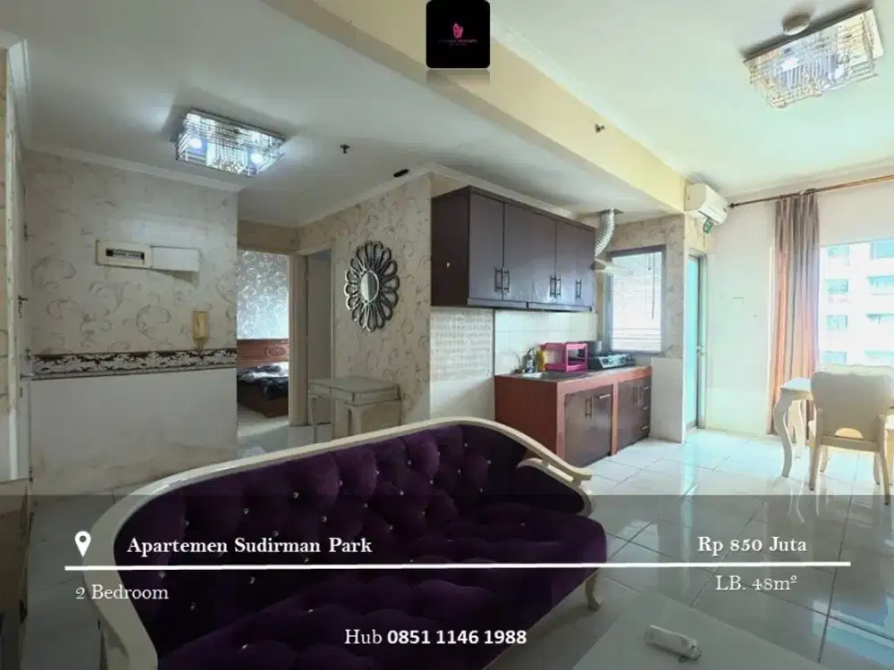 Dijual dan Disewakan Apartement Sudirman Park High Floor 2BR Full Furnished