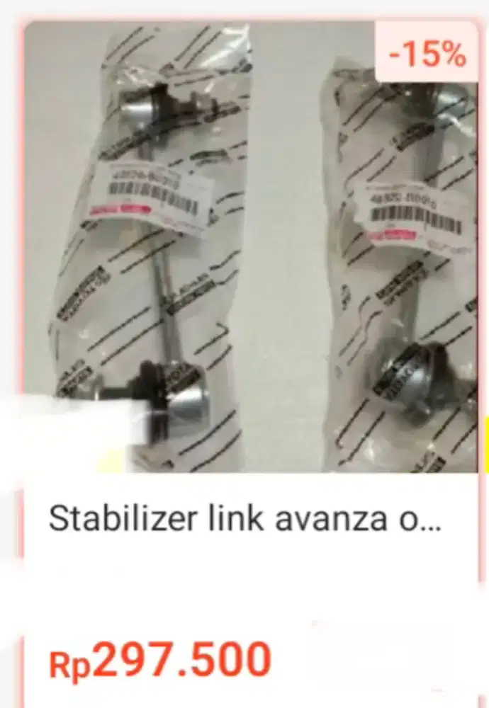 Link stabilizer depan  utk avanza, xenia baru