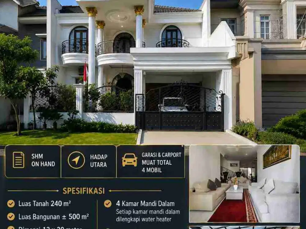 RUMAH MEWAH NEW INDIE ARAYA SIAP HUNI