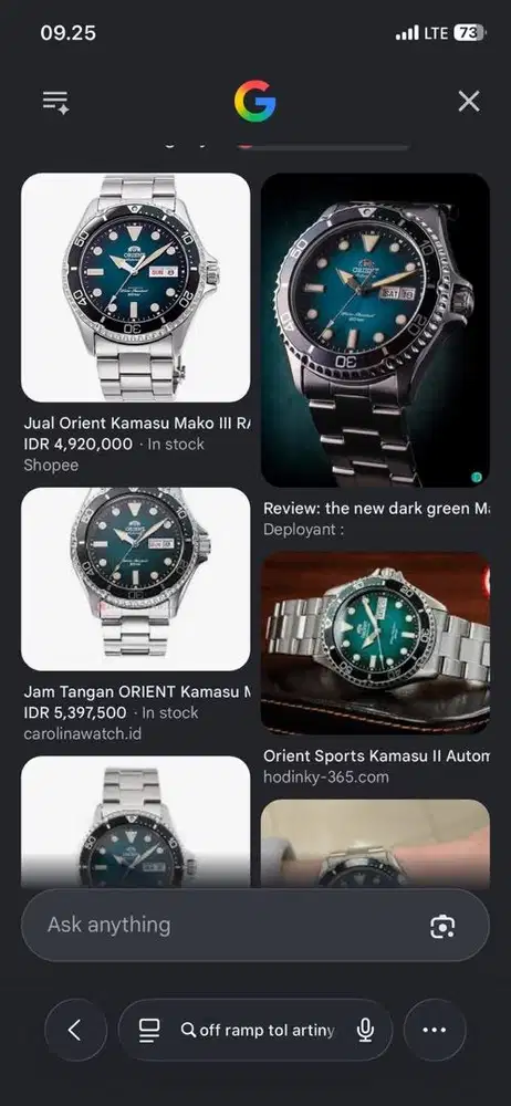 Orient Kamasu Mako III RA- Automatic Green Dial Fullset