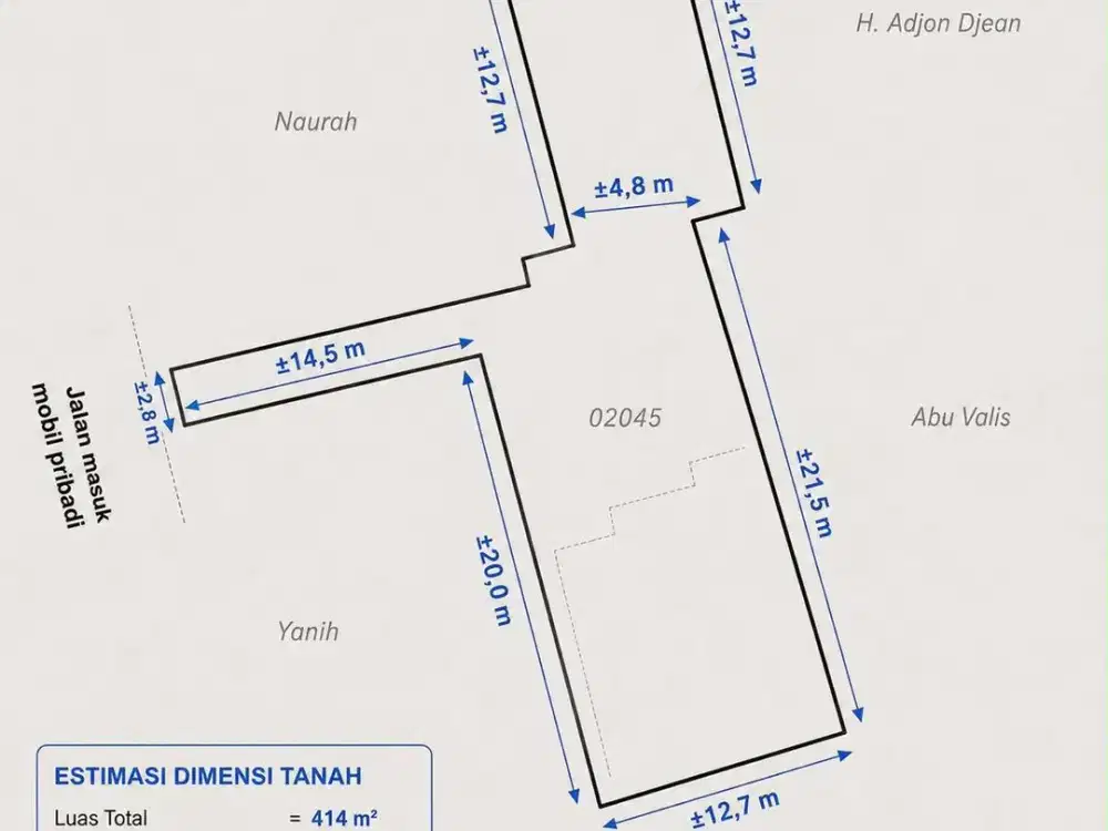 Rumah 1 Lantai Bangunan Lama di Cirendeu. Murah dan Potensi Bangun Kost