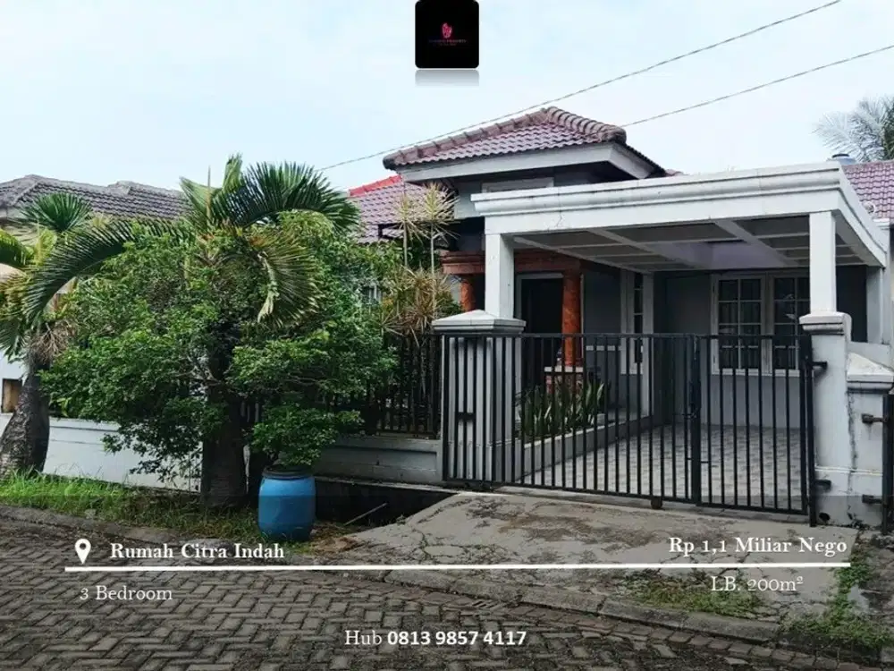 Dijual Rumah di Perumahan Citra Indah