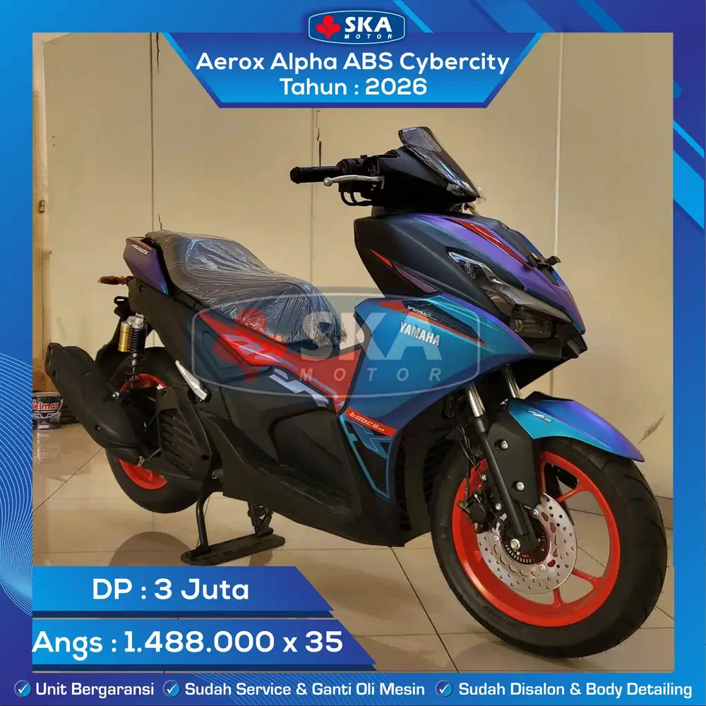 Yamaha Aerox Alpha ABS Cybercity Tahun 2026