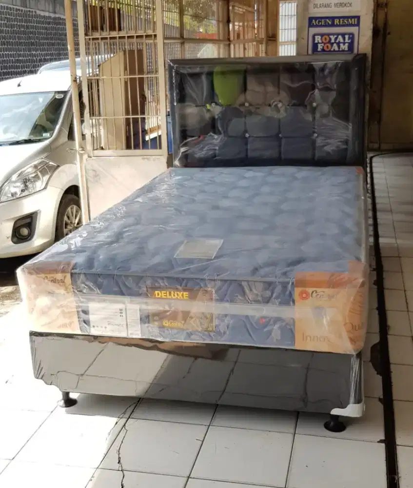 Set spring bed + ranjang