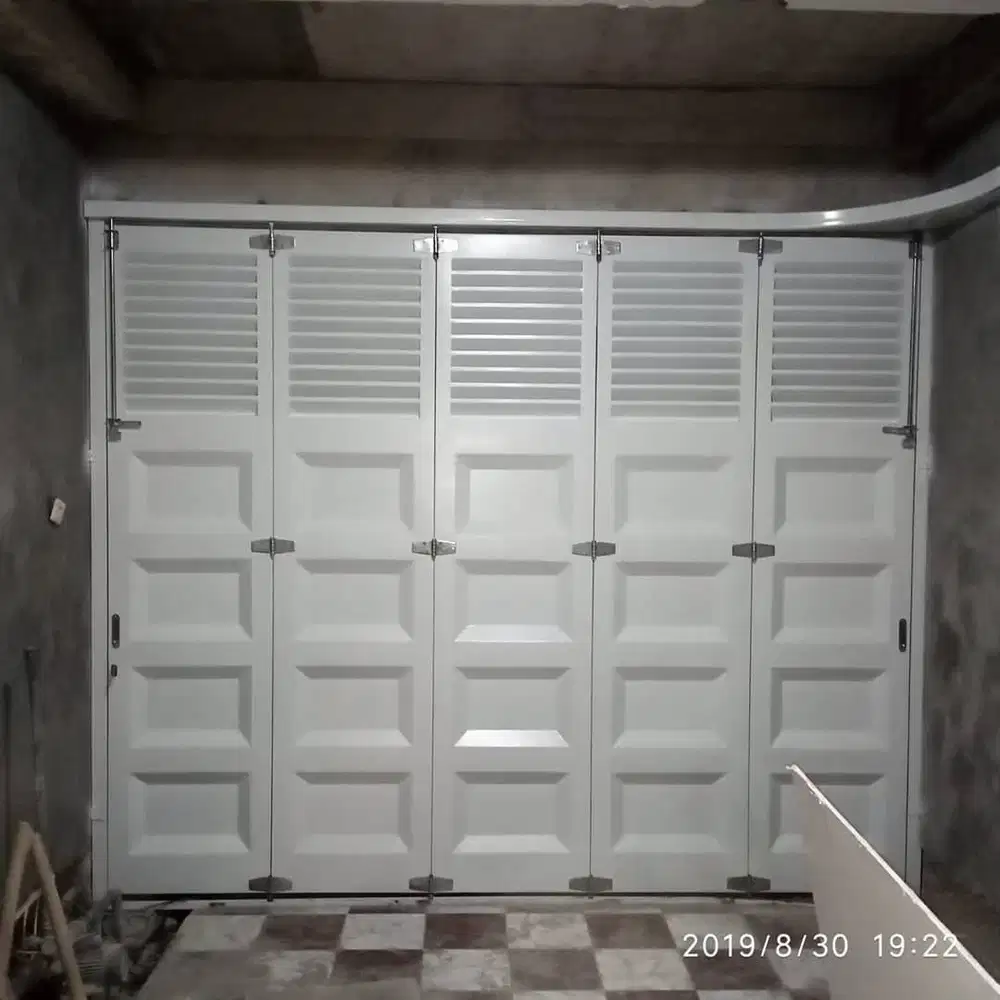 Pintu garasi besi model sliding nikung