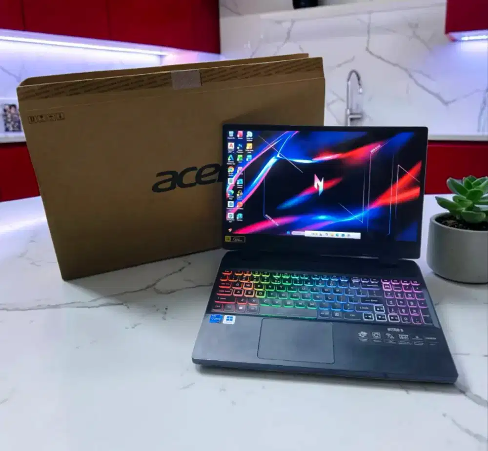 GEN 12 !! Acer Nitro 5 RAM 16GB SSD 512GB Siap COD