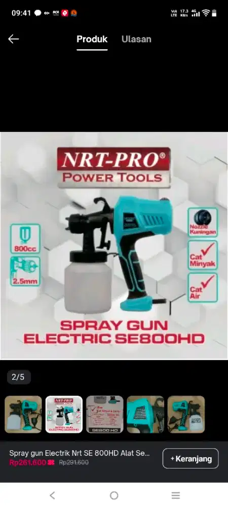 Spray gun NRT pro se 800hl hd
