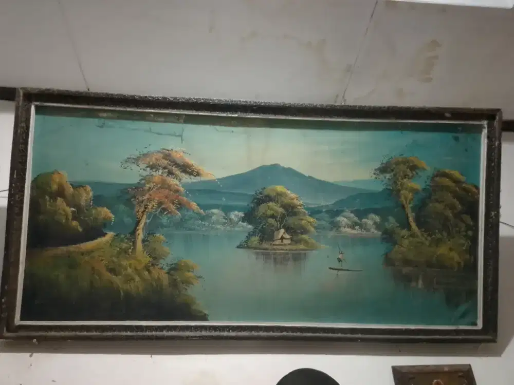 Dijual cepat lukisan antik ukuran besar