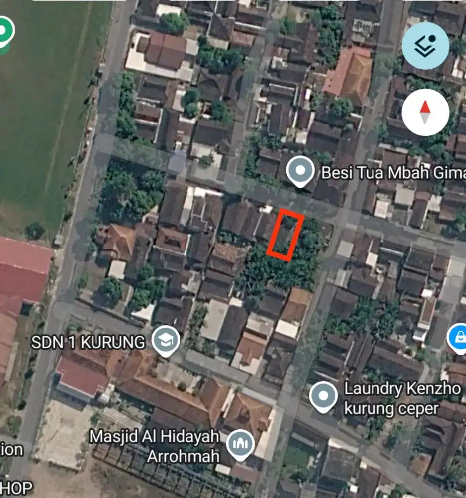 Tanah di jual strategis di desa.kurung, ceper,klaten