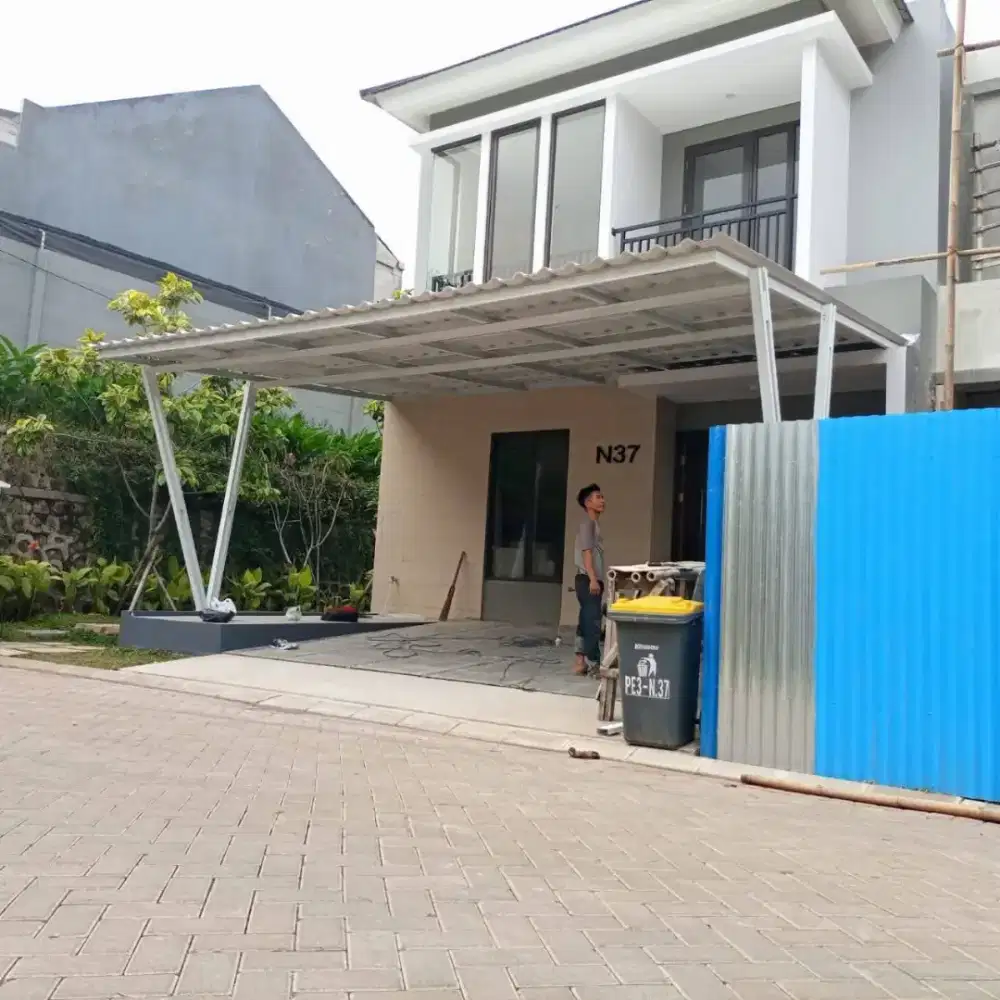 Kanopi Canopy, Tralis, Railing, Tangga, Pagar, Atap Baja, Kitchen Set