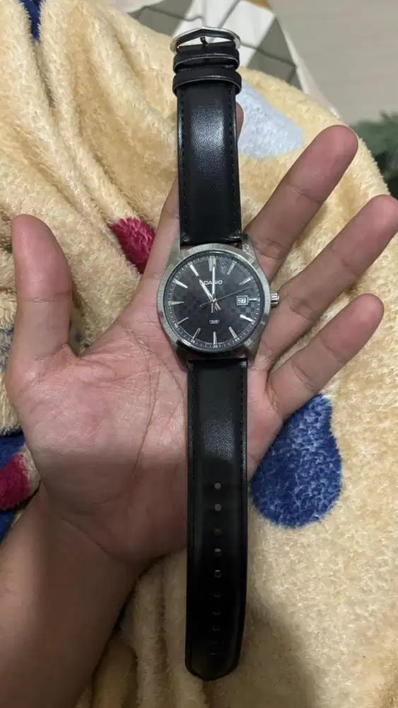 Dijual Jam Tangan Casio MTP-VD03L-1A Leather Original