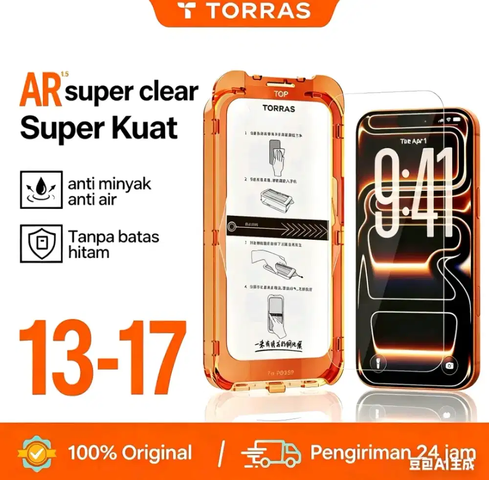 TORRAS Tempered glass Iphone 17 Bening