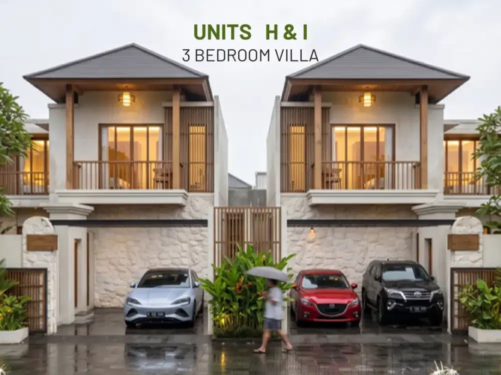 VILLA 2–3 BEDROOM DENGAN PRIVATE POOL DI JIMBARAN, BALI