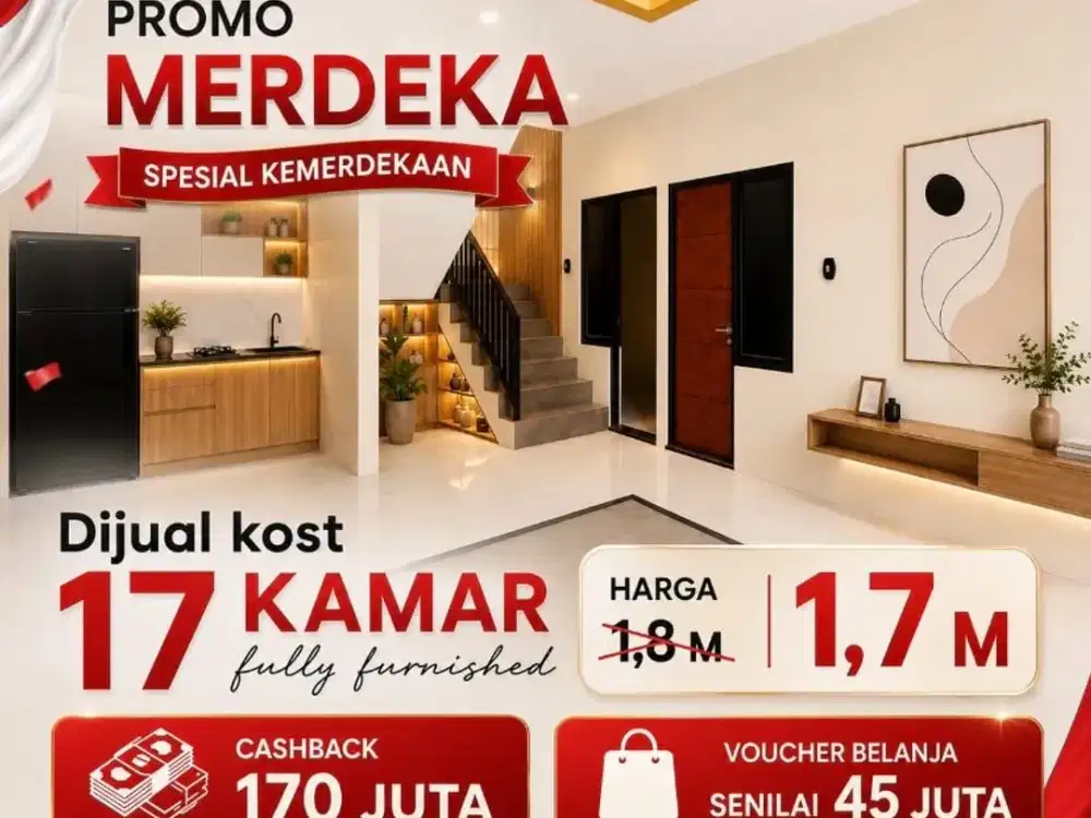 Kost Eksklusif Dekat Kampus | Bonus Cashback 100 Juta