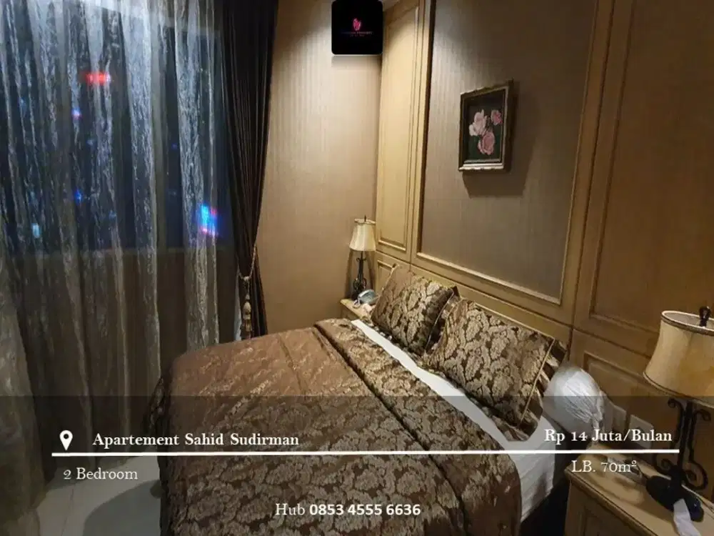 Disewakan Apartement Sahid Sudirman Mid Floor 2BR Full Furnished