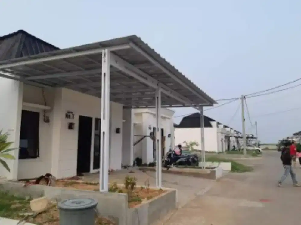 Kanopi baja ringan atap spandek pasir