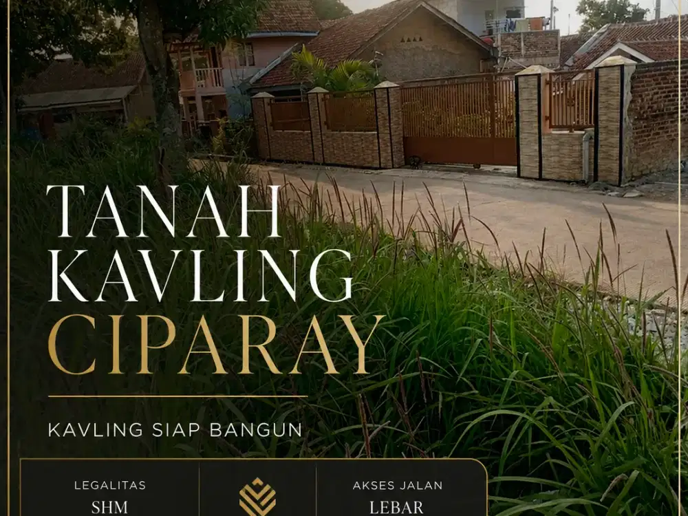 TANAH KAVLING CIPARAY — SIAP BANGUN