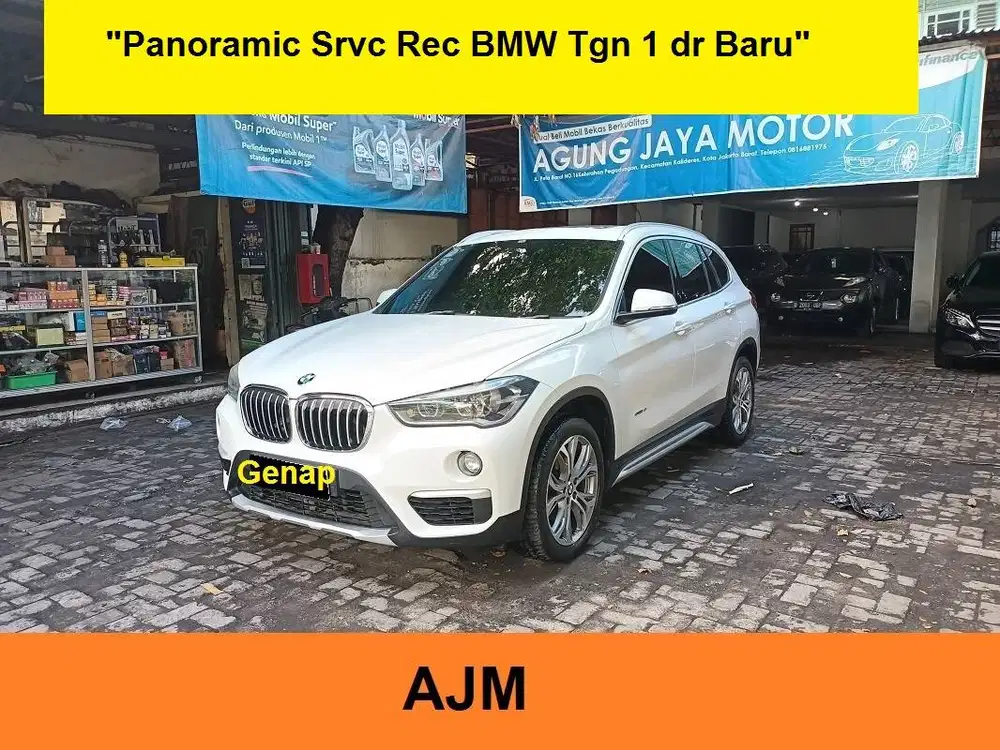 BMW X1 Xline Panoramic Srvc Rec BMW 2016 AT Tgn 1 dr baru Putih