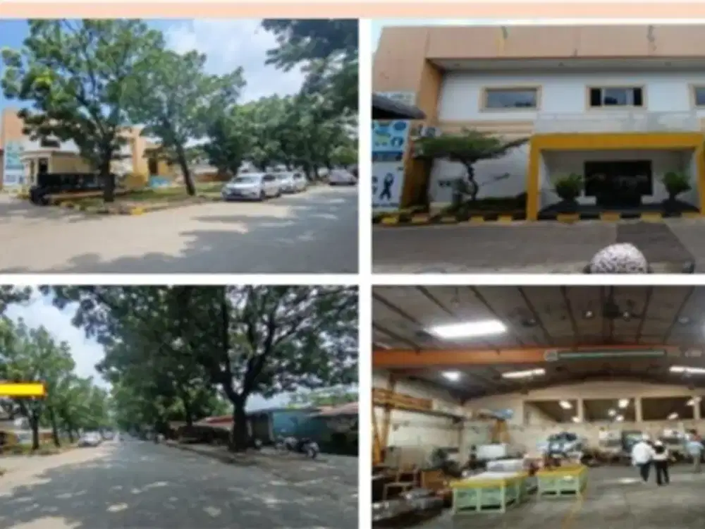 Dijual ex Pabrik/Gudang 1813/1599 m di Kawasan Industri Jababeka - Cikarang