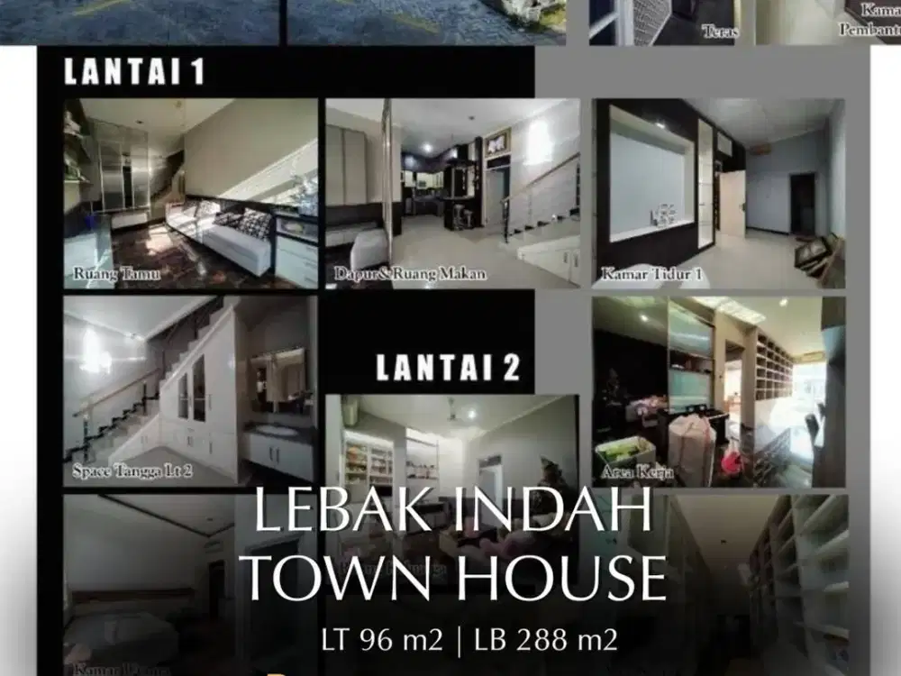 Dijual rumah lebak indah town house