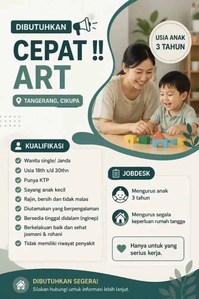 Mencari ART Serabutan