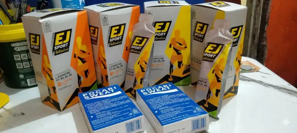Ej sport dan Pocari sachet