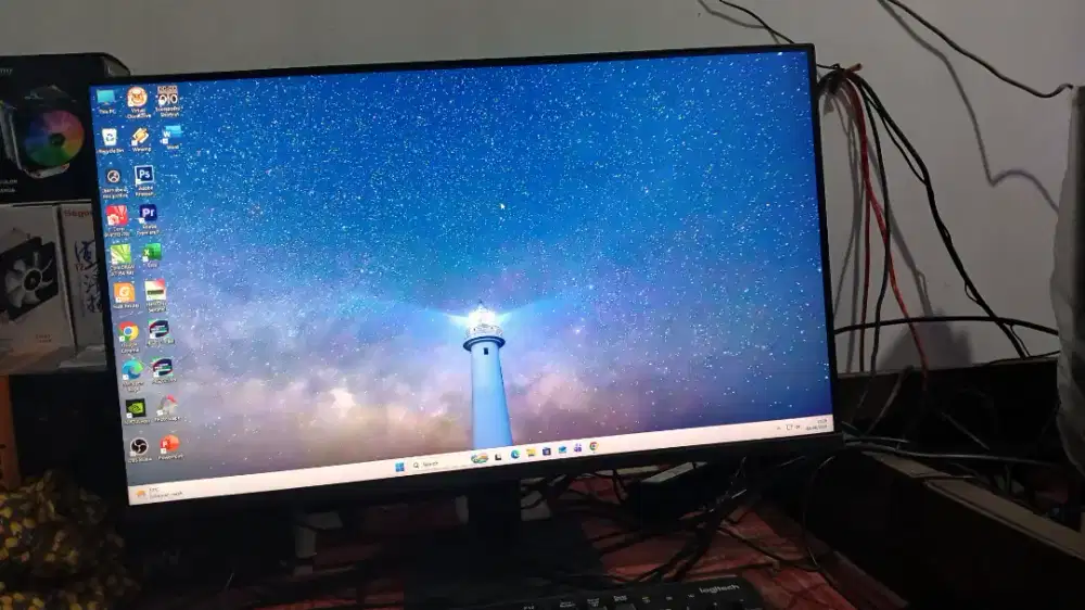 1set PC GameAMD Ryzen 5 5500 Ram 32gb ssd 500gb hdd 500gb RTX 5060 8gb