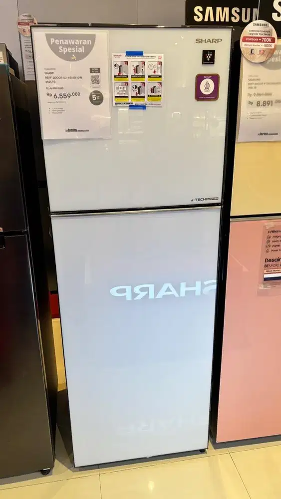 Kulkas sharp 2 pintu 456GI