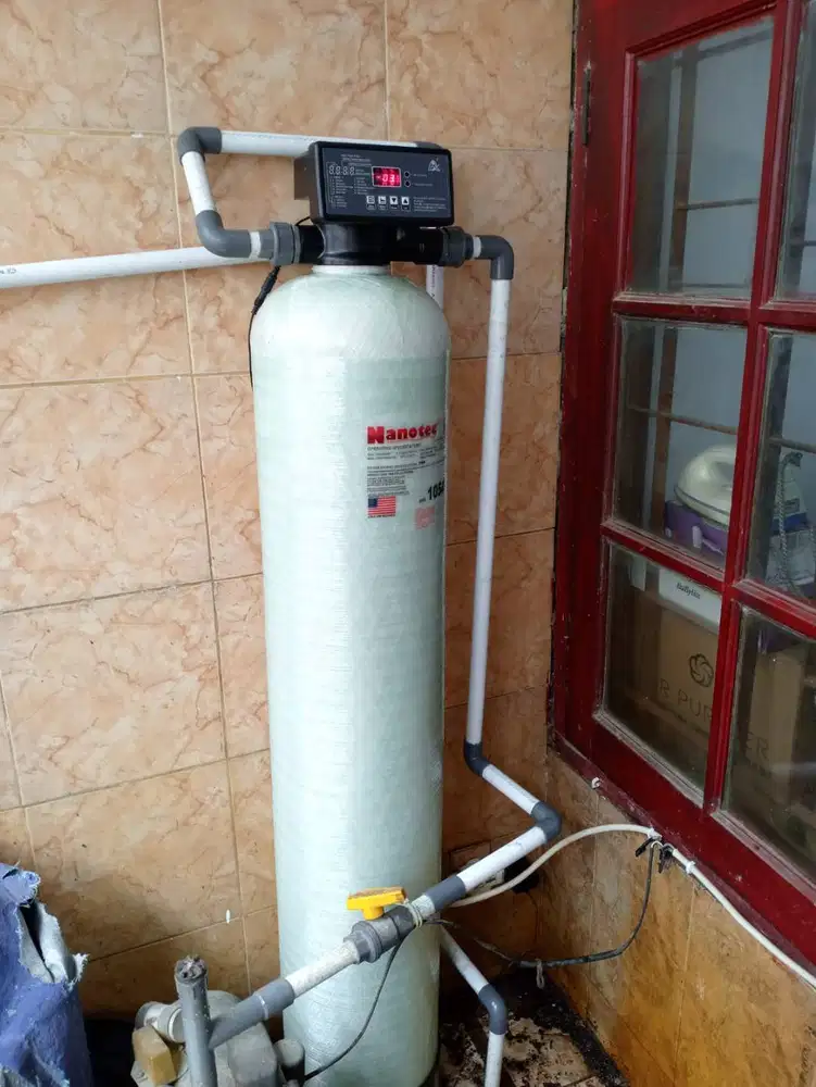 filter air sepaket dengan media /kepala 3way penjrnih air