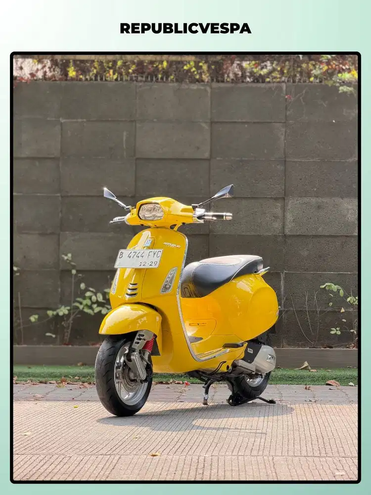 TERMURAH PIAGGIO VESPA SPRINT 150 IGET ABS FACELIFT TH 2019 YELLOW