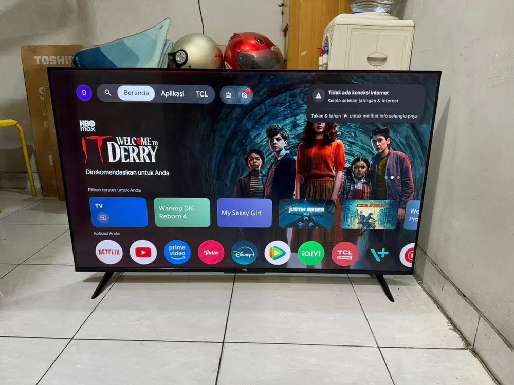 Smart tv tcl 50 inch mulus 1000% like new