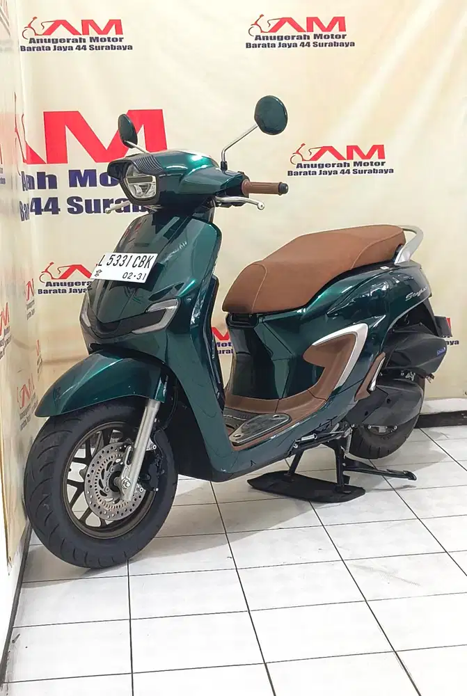 Km 2 Ribu Honda Stylo ABS tahun 2026 warna Hijau