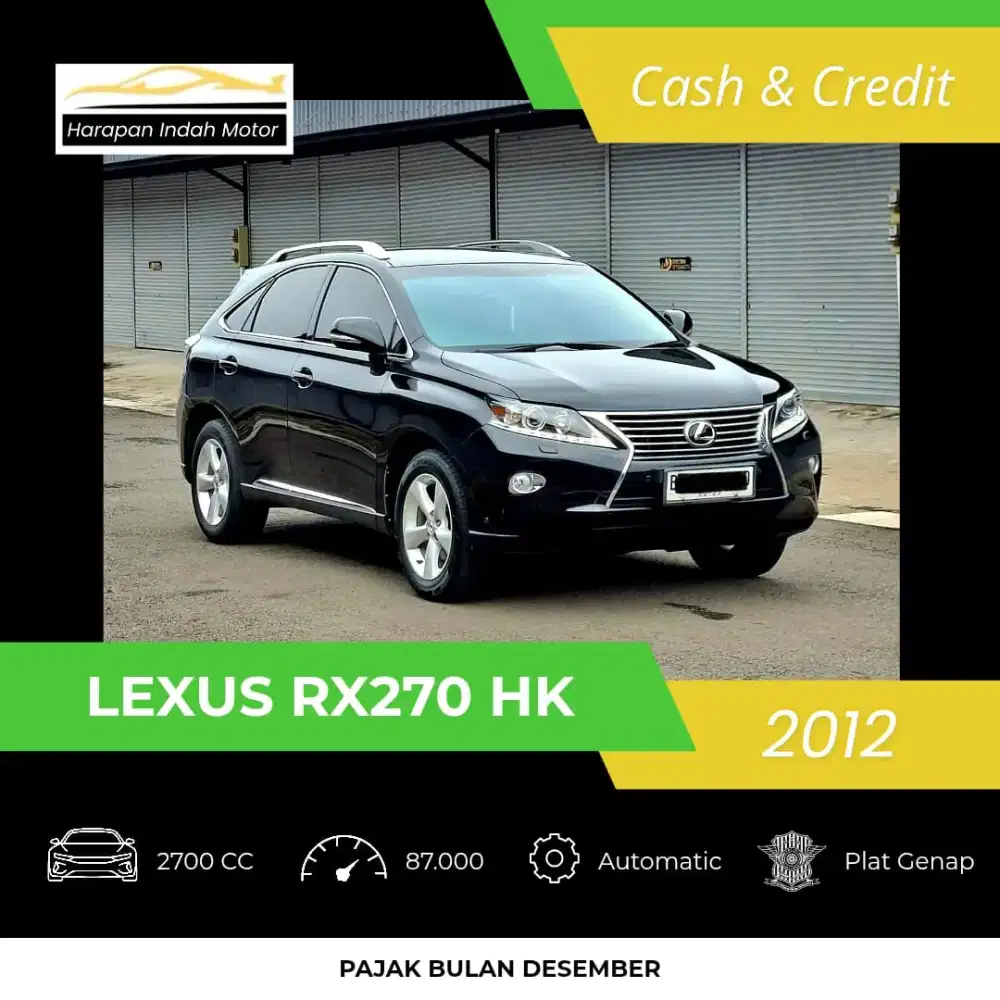 Lexus RX270 RX 270 HK 2012 Low KM 87RB Antik