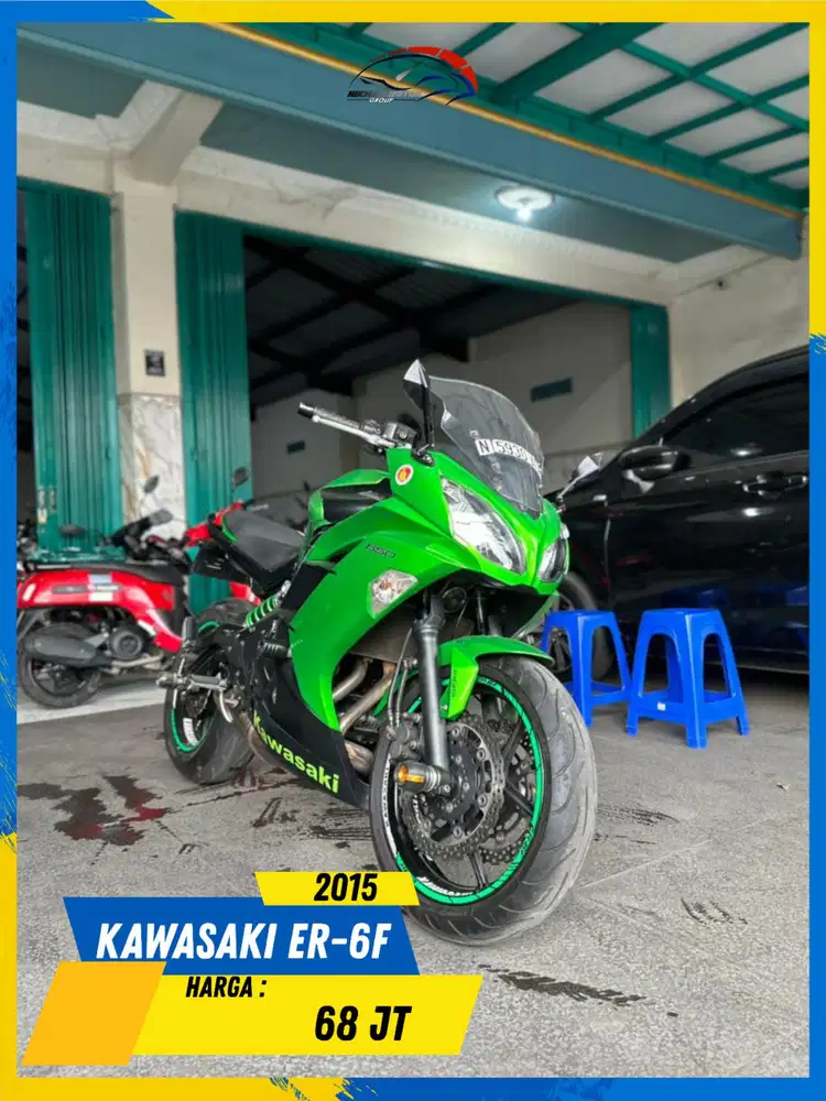 PROMO‼️ KAWASAKI NINJA ER-6N 2015 ISTIMEWA HIKMAH MOTOR KEPUH MALANG