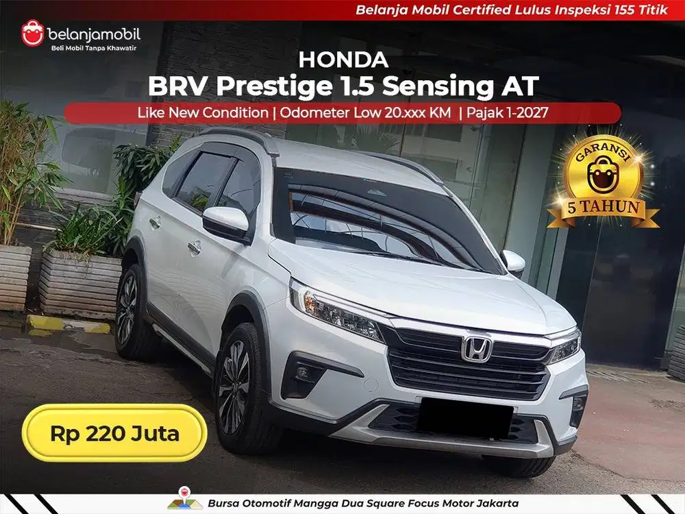 [ LOW KM 20RB ] Honda BR-V BRV BR V Prestige 1.5 Sensing AT 2023 2024