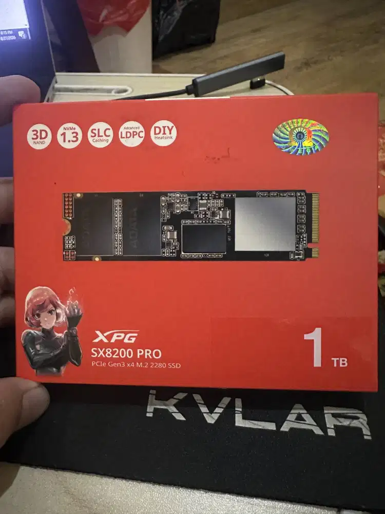 SSD ADATA XPG SX8200 Pro 1TB - NVMe Gen3x4 PCIe M.2 2280(Garansi Resmi