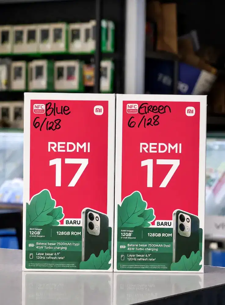 REDMI 17 6/128GB(new) *BISA COD/DIANTAR