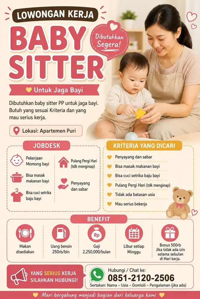 Loker Art Momong Anak PP (Pulang Pergi)