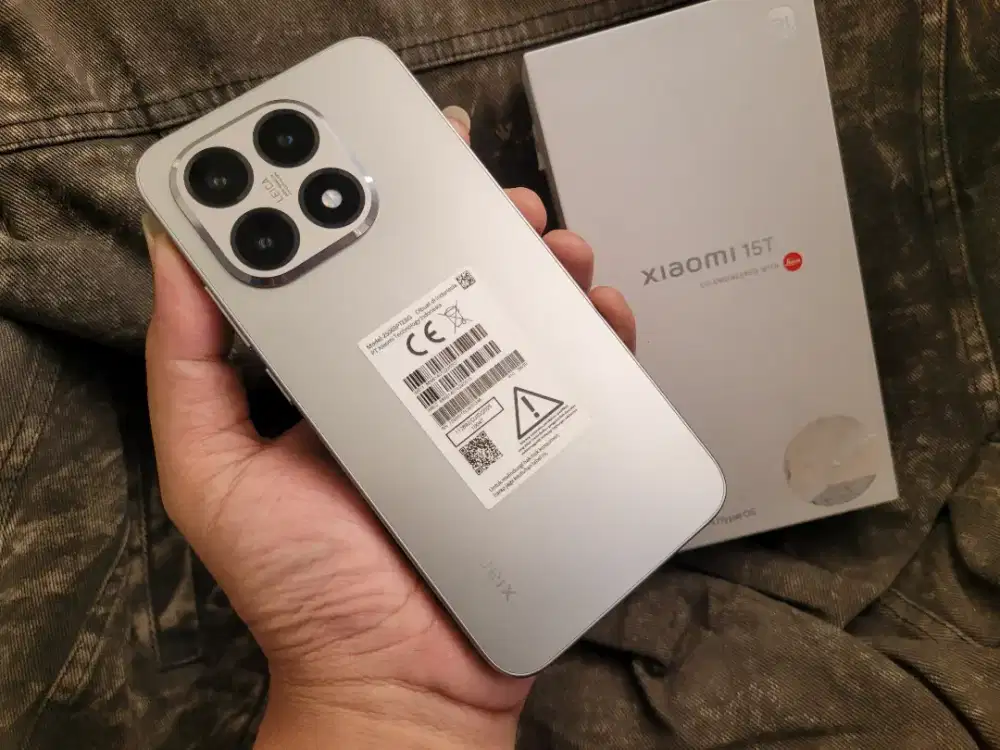 Mi 15T ram 12/256gb Mulus fullset original nominus