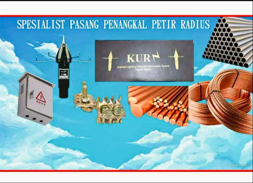 Promo Paket Pasang Penangkal Petir Free Instalasi