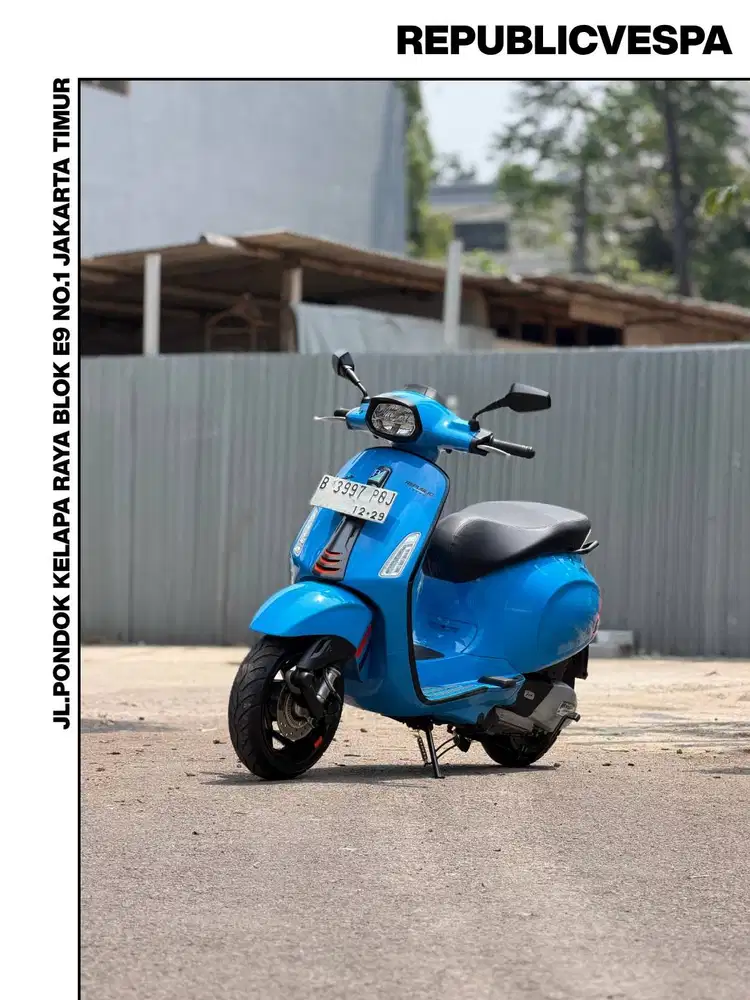 TERMURAH VESPA SPRINT S150 IGET ABS FACELIFT NEW MODEL TH 2024 BIRU